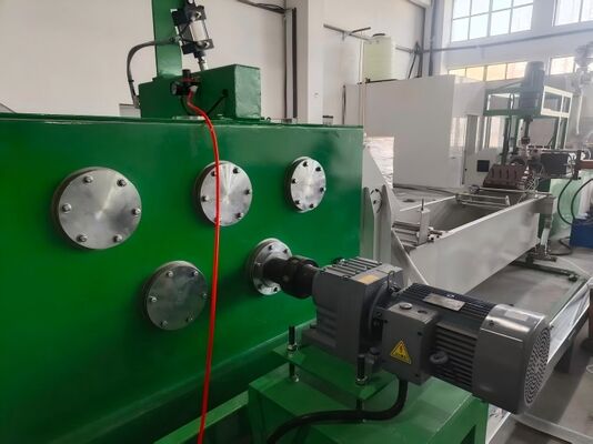 빠른 변경 다이 시스템 유연한 PP 생산 설치를위한 PP 스트래핑 밴드 제조 기계