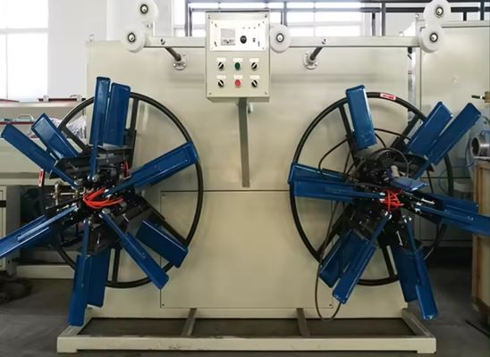 자동 재활용 고무 스트립 Hose 와일딩 기계 컴팩트 PLC 제어