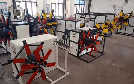 PPR PA PVC 튜브 고무 스트립 와일링 머신 부드러운 파이프 와일링 머신
