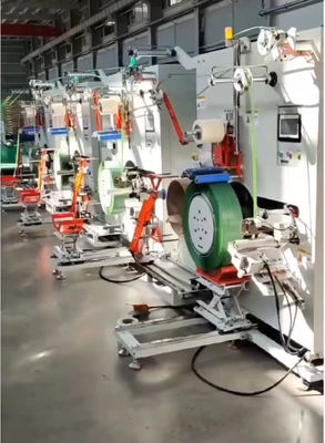 일정한 긴장 폴리에스터 PET 스트랩 와일딩 머신 PLC 제어